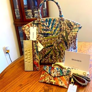 Brahmin SOLD OUT 3 piece Set. NWT